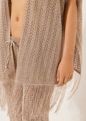 Crocheted Lamé Vest