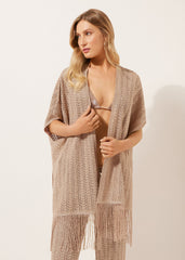 Crocheted Lamé Vest