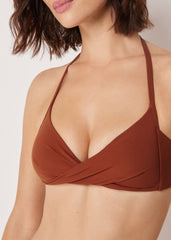 Premium Fit Padded Triangle Swimsuit Top