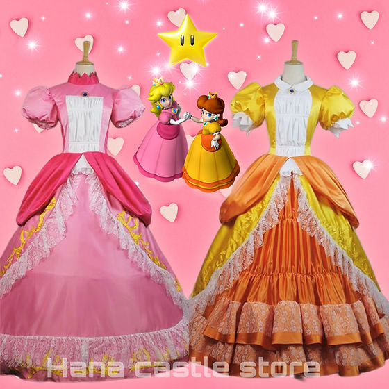 Dreamy collection Mario Princess Peach and Daisy dress