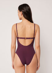 One Piece Swimsuit Invisible Bonding