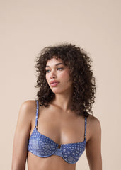 Paisley Push-Up Bikini Top