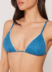 Triangle Swimsuit Top Sea Corals