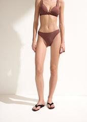 Swimsuit Bottom Polka Dot Brown