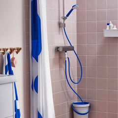 BERGVATTNET single spray hand shower with hose