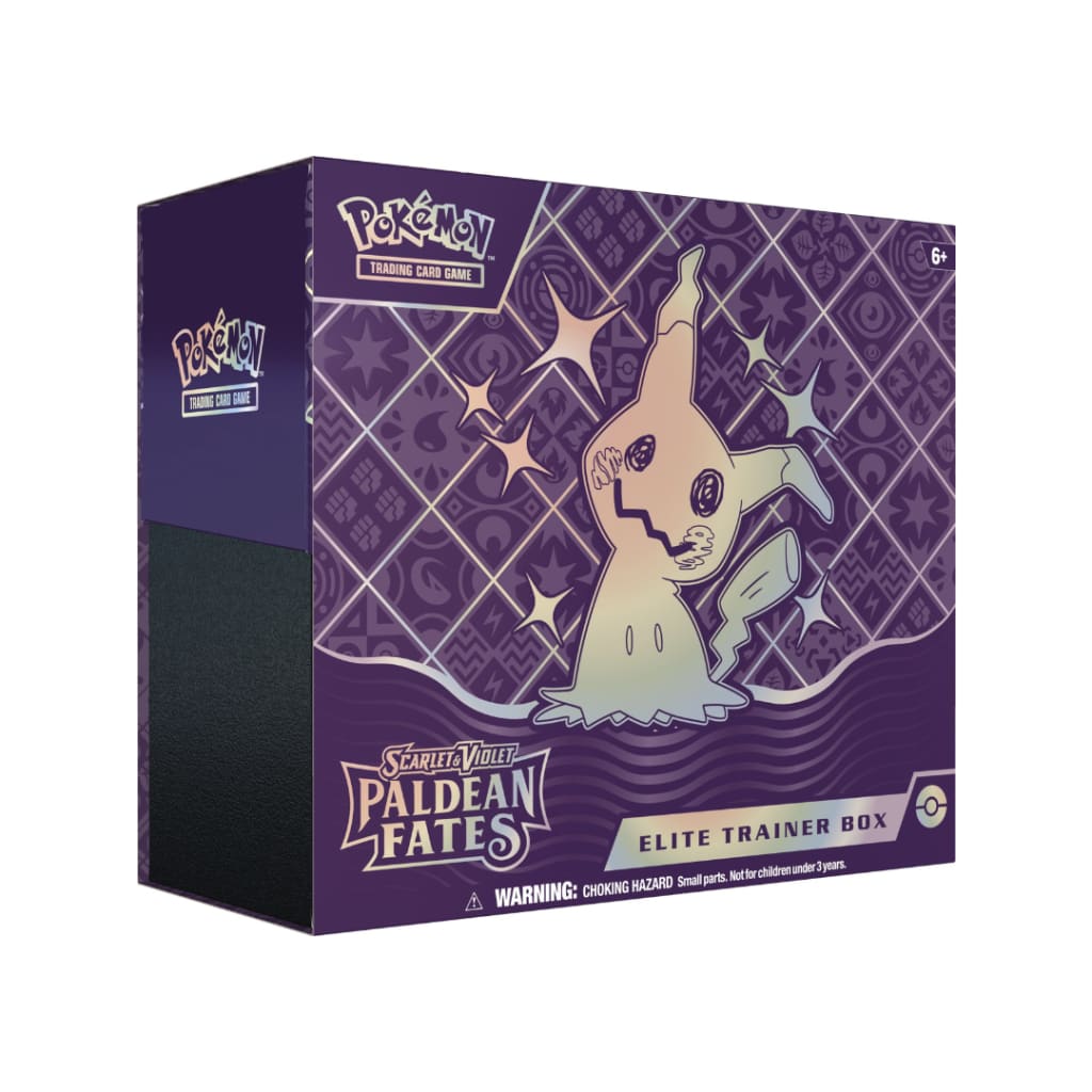Pokemon Scarlet And Violet Paldean Fates Elite Trainer Box